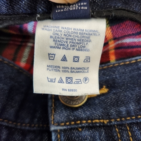 Lands End Mens Comfort Waist Flannel-Lined Straight Leg Jeans-Size 38x30 (NWOT) - Picture 8 of 9
